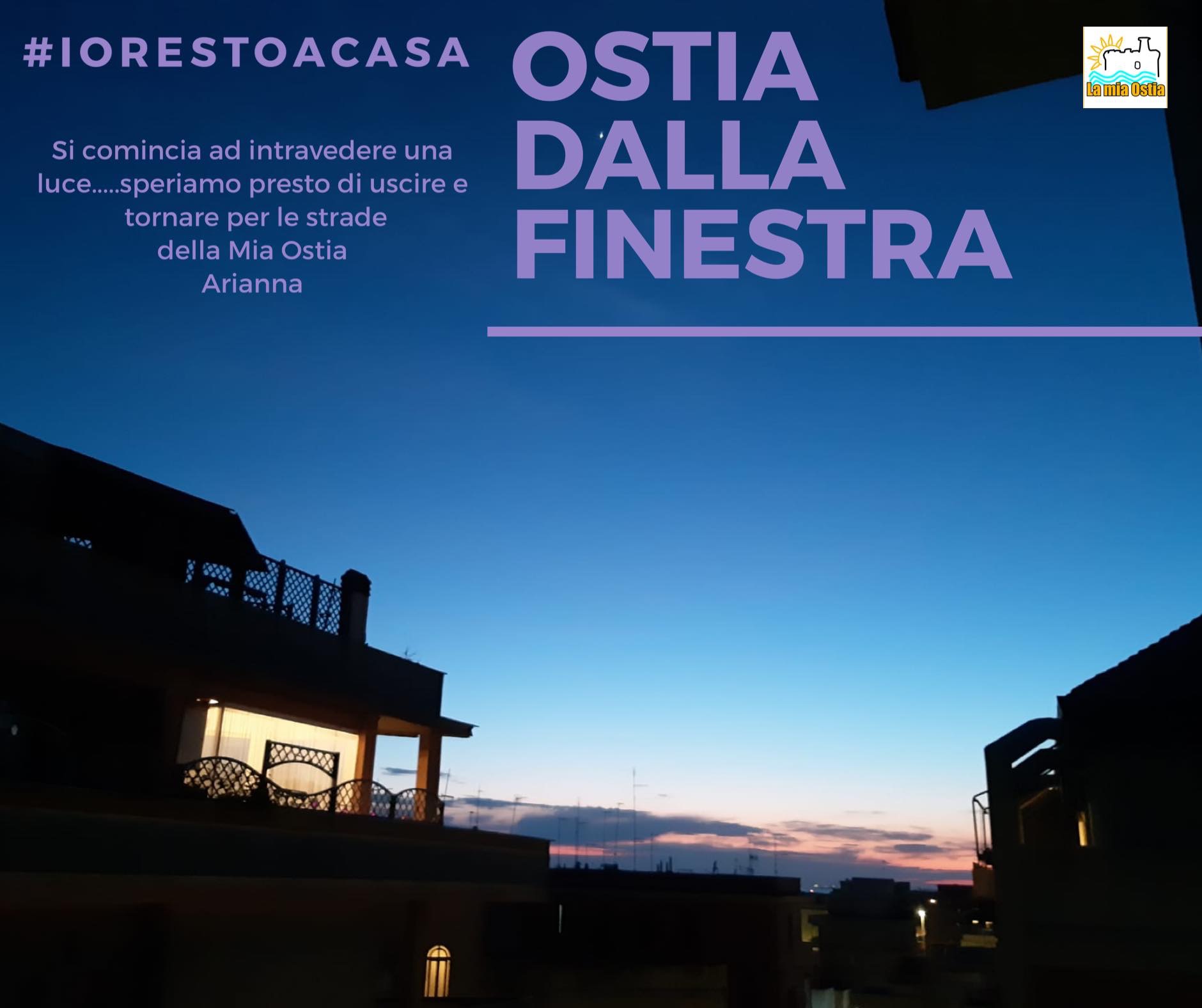 Ostia dalla finestra: mese di aprile